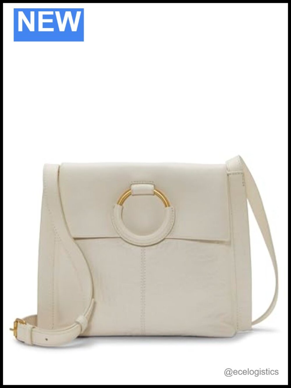Vince Camuto Women's Leather Sling Crossbody Bag with Magnetic Closure